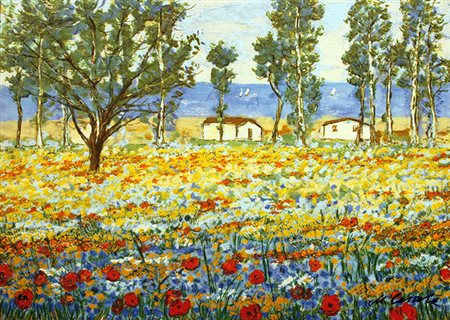 MICHELE CASCELLA, "Podere a Ortona", 1984