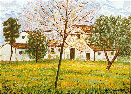 MICHELE CASCELLA, "Primavera Abruzzese", anno 1984