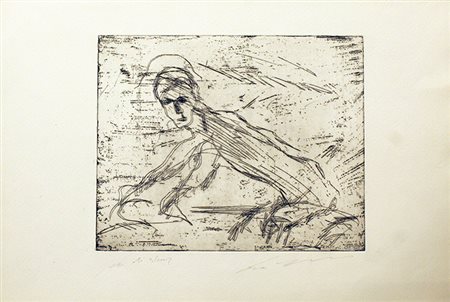 ERNESTO TRECCANI, "Figura", anni '80