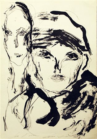 ERNESTO TRECCANI, "Donne", anni '80