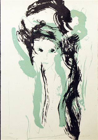 ERNESTO TRECCANI, "Donna", anni '80