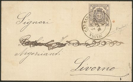 Antichi Stati Italiani - Modena - Letterina da Massa Carrara 14.3.1860