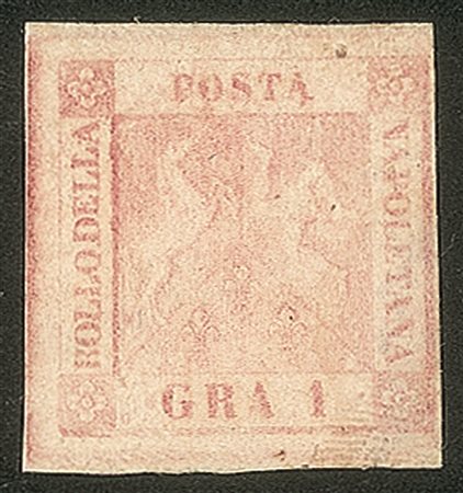 Antichi Stati Italiani - Napoli - 1858 gr. 1 rosa carminio  II tavola (4)