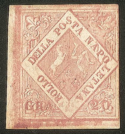 Antichi Stati Italiani - Napoli - 1858 gr.20 rosa brunastro I tavola (12)