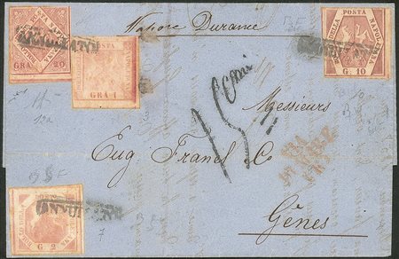 Antichi Stati Italiani - Napoli - Lettera da Napoli 23 febbraio 1859