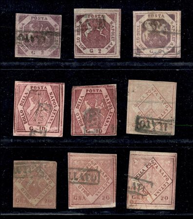 Antichi Stati Italiani - Napoli - 1859/1861 - Falsi per frodare la posta