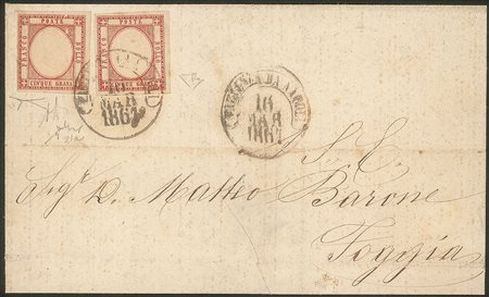 Antichi Stati Italiani - Napoli - Due 5 grana vermiglio (21a - perfetti)