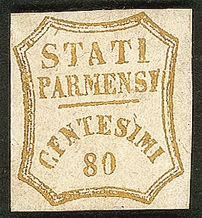Antichi Stati Italiani - Parma - 1859 - c.80 bistro oliva