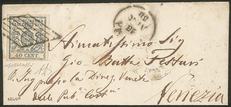 Antichi Stati Italiani - Parma - Lettera per il Lombardo Veneto