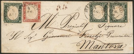 Antichi Stati Italiani - Sardegna - Lettera dalla seconda sezione Sarda alla seconda sezione Austriaca