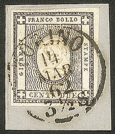 Antichi Stati Italiani - Sardegna - Francobolli Stampe - 2 cent (20)