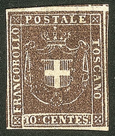 Antichi Stati Italiani - Toscana - 1860 Governo Provvisorio c.10 bruno (19)