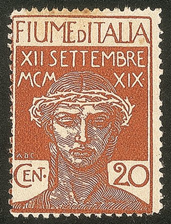 Occupazioni I guerra mondiale - 1920 - fiume d'Italia - Non Emesso - 20 cent Legionari (tipo 129)