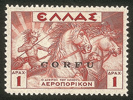 Occupazioni II guerra mondiale - 1941 Posta Aerea d.1 rosso (A3 cat.3500)