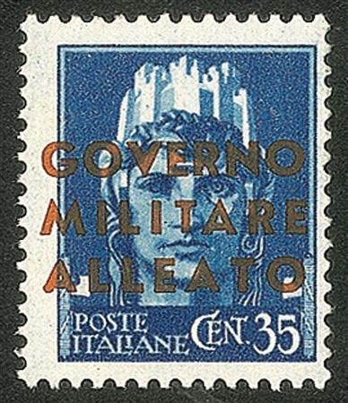 Occupazioni straniere di territori italiani - 1943 - 35 cent giallo arancio (11B)