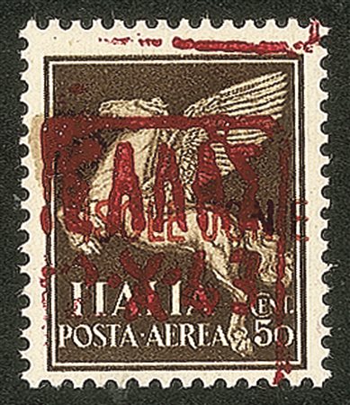 Occupazioni straniere di territori italiani - 1943 - 50 cent (2 varietà ded)