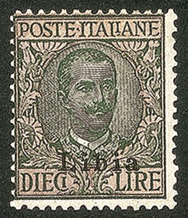 Colonie - 1915 - 10 lire Floreale (12/I - secondo tipo)