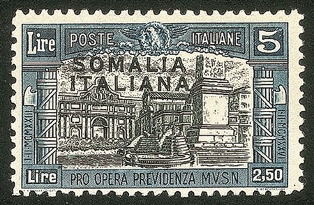 Colonie - 1927 - Non Emesso - 5 lire Milizia (108A)
