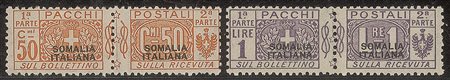 Colonie - Somalia - 1923 - Pacchi Postali (10/14)