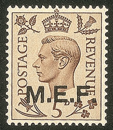 Occupazioni straniere delle colonie - 1942 - Nairobi - 5 pence (5/I)