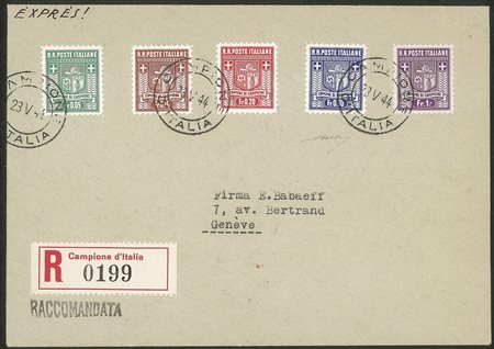 Emissioni autonome - Prima Tiratura - Stemma - serie completa - 5 valori (1a/5a)