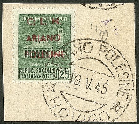 Emissioni CLN - 1945 - 25 cent (Errani 32Al)