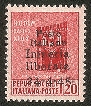 Emissioni CLN - 1945 - Non Emesso - 20 cent (22 - varietà)