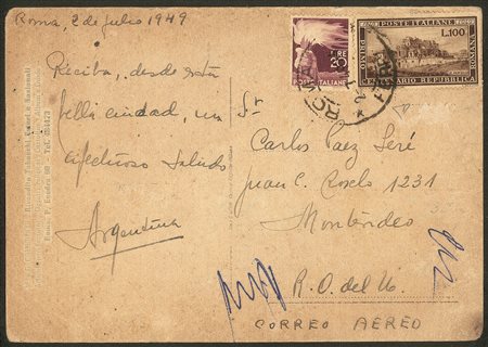 Repubblica - Esemplare del 100 lire Repubblica Romana (600) + complementare (561)