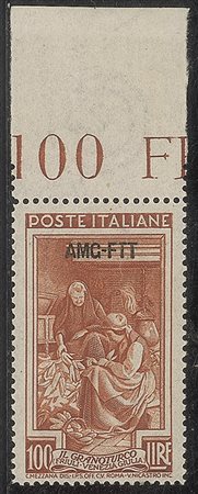 Trieste AMG FTT - 1947 - 100 lire Italia al Lavoro (106/IId)
