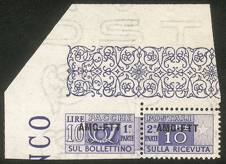 Trieste AMG FTT - 1949/1953 - 10 lire Pacchi Postali (18/Io)