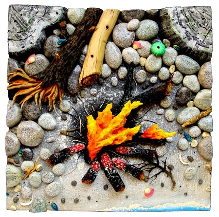 GILARDI Piero, Fuoco in riva al mare