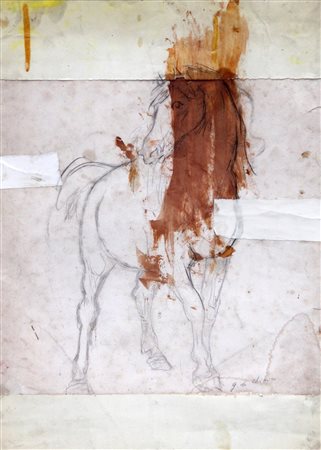 DE CHIRICO Giorgio, Studio di cavallo