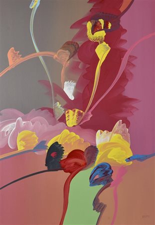 Nicola Naimo SENZA TITOLO, 1977 olio su tela, cm 70x50 firma sul retro: firma...