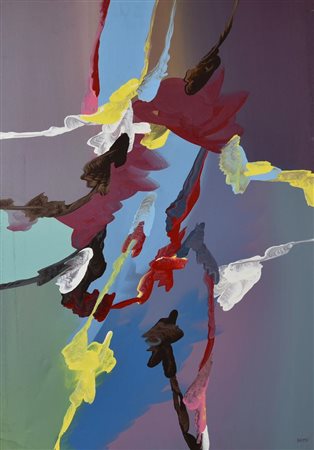 Nicola Naimo SENZA TITOLO, 1977 olio su tela, cm 70x50 firma sul retro: firma...