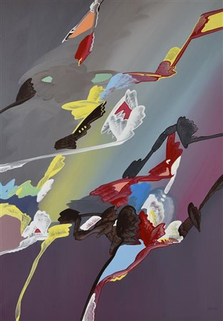 Nicola Naimo SENZA TITOLO, 1977 olio su tela, cm 70x50 firma sul retro: firma...