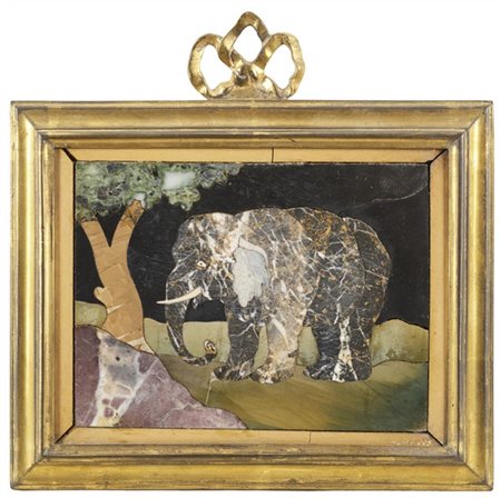 Opificio delle pietre dure, secolo XVII-XVIII. Coppia di placche con commessi d