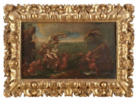 MATTEO BONECHI "Trionfo di Galatea"
olio su tela (cm 32x53)
in cornice intagliat