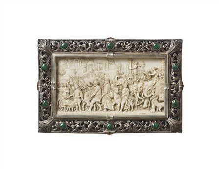 Arte tedesca, secolo XVIII. Bassorilievo in avorio 