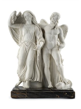 Tagliolini Filippo Real Fabbrica Ferdinandea, Napoli, 1790-1800, 'Il Tempo scopr