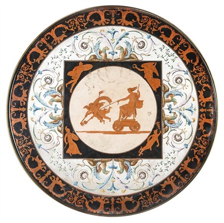 Studio Raffaelli di San Sebastianello e Vincenzo Angeloni, scagliolista (inizio