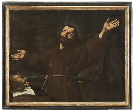 Giacomo Cavedone (attr.)

"San Francesco che riceve le stimmate"
olio su tela (c
