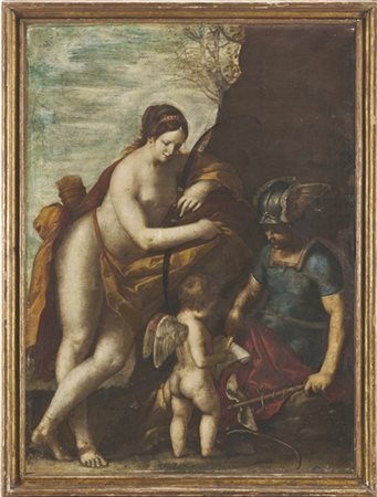 Giovanni Battista Paggi (attr.)

"Educazione di Cupido"
olio su tela (cm 128,5x9
