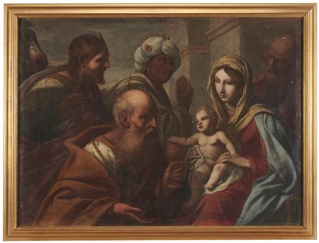 Pier Francesco Gianoli (attr.)

"Adorazione dei Magi"
olio su tela (cm 94x128)
i