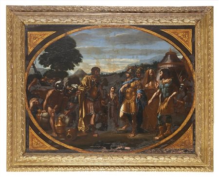 Da Giovanni Lanfranco, scuola del secolo XVII

"Alessandro Magno tra soldati"
o