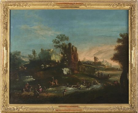 Maestro veneto del secolo XVIII

"La caccia al cervo con paesaggio sullo sfondo