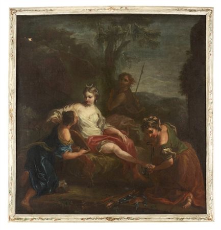 Scuola veneta del secolo XVIII

"Diana e Atteone"
olio su tela (cm 125x120)
in