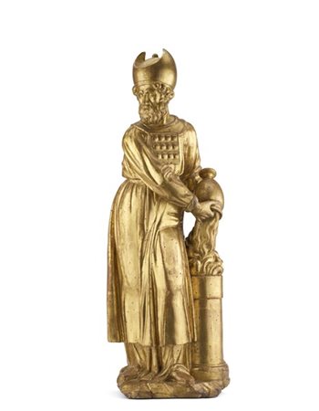 Scultore veneto del secolo XVIII. "Sommo sacerdote d'Israele", figura in legno
