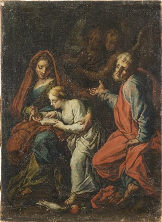 Da un modello francese dell'inizio del secolo XVIII

"L'educazione della Vergin