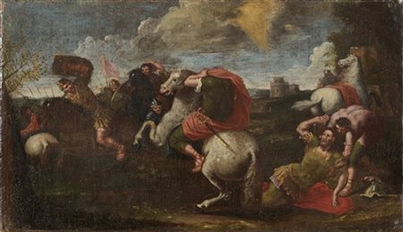 Seguace di Pier Francesco Mola del secolo XVIII

"Predica del Battista" e "Conv