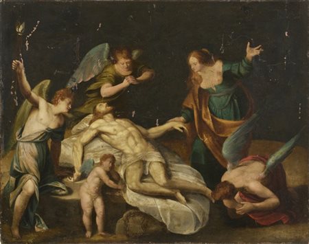 Da Alessandro Turchi, scuola della fine del secolo XVII

"Compianto su Cristo m